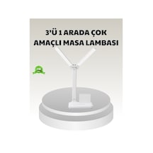 Led Işıklı Masa Lambası - Göz Yormayan, Kısılabilir Ve Esnek Başlıklı Çok Renkli