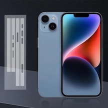 Ally Apple iPhone Uyumlu 15 Hidrojel Hayalet Yan Alt Üst Kaplama Koruyucu Film - 5775