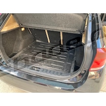 Bmw X1 2010-15 Bagaj Havuzu Kokusuz Kaucuk Tam Uyumlu Siyah 3d