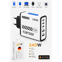 Fürtger German Frt-20w B 3 Type-c + 2 Usb-a Toplam 5 Çıkışlı + 20w Şarj Aleti