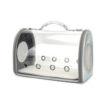 Fochsia Dışarı Kedi Çantası Nefes Alabilir Evcil Hayvan Çantası Taşınabilir Büyük Kapasiteli Köpek