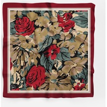 Rose Wıth Thorns Desen Bandana/fular Çok Renkli