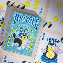 Bicycle Dog Blue Premium Oyun Kağıdı Limited Edition Koleksiyonluk İskambil Kartları