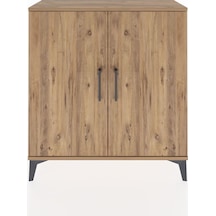 Arges Şifonyer Tek Raflı 2 Çekmeceli 2 Kapaklı 88x30x96 Çam-çam Atlas Çam