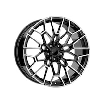 20 İnç 5x112 G11 G12 G30 Ön Arka Uyumlu Siyah Elmas Kesim 4 Adet