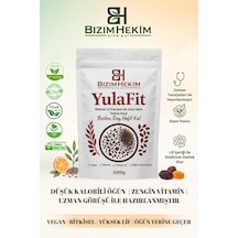 Yulafit Kalorisiz Çiğ Lif Karışımı Yulaf Kepeği Unu Vegan 1000g