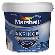 Marshall Akrikor Silikonlu Akrilik Dış Cephe Boyası 2.5Lt/3.5Kg-T