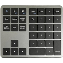 Mini Sayısal Klavye 2.4g Kablosuz Bluetooth Uyumlu Çift Mod 35 Tuşlar Sessiz Taşınabilir Dizüstü Telefon Tuş Takımı Bilgisayar Aksesuarları