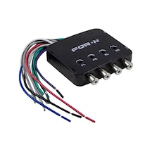 For-xhl-44 Oto Anfi Deck Çevirici 4 Kanal Araç Ses Sistemi Amfi Dönüştürücü Aparat