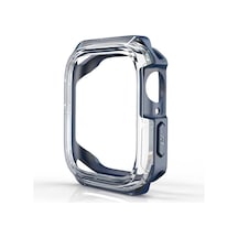 Apple Uyumlu  Watch 38 MM Sert Pc Ekran Koruyucu + Silikon Kasa Koruyucu