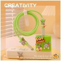 18w/20w İle Uyumlu Toy Bugs Şarj Kılıfı, Şarj Kablosu Örme Aparatı, Toparlayıcı, Kablo Koruyucu Acı Kahve