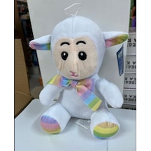 Oyuncak Peluş Sevimli Uyku Arkadaşı Kuzu 20 Cm Çok Renkli