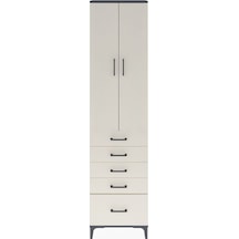 Arges Dolap 4 Raflı 5 Çekmeceli 2 Kapaklı 60x30x243 Antrasit-aytaşı Antrasit Arges Dolap 4 Raflı 5 Çekmeceli 2 Kapaklı 60x30x243 Antrasit-aytaşı Antrasit