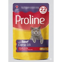 Proline Pouch Dana Etli Yaş Kedi Maması 22 X 85gr