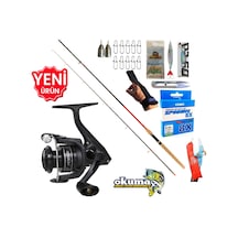 Okuma Revenger Rv-3000a 270cm 10-35gr Karbon Red Zoom Spin Olta Takımı Seti
