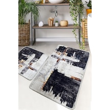 Arvest 2'li Set Banyo Halısı Djt Renkli