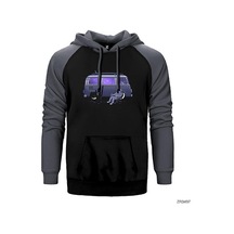 Karavanlı Uzaylı Gri Renk Reglan Kol Sweatshirt / Hoodie
