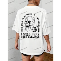 Tarzsokak Unisex Bay Tişört Kod-1408 Beyaz