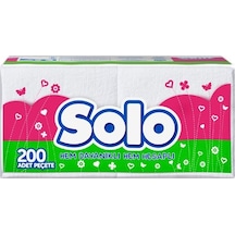 Solo Süper Peçete 200'lü 3 Paket