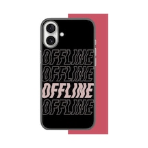 İphone 16 Uyumlu Offline Mod Uv Baskılı Silikon Kılıf Renkli
