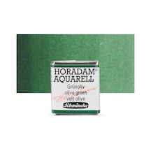 Schmincke Horadam Aquarell Artist Sulu Boya Olive Green Yarım Tablet