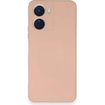 Vivo Y16 Kılıf Nano İçi Kadife Silikon - Pudra Diğer