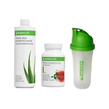 Herbalife Herbal Set 1 Adet Aloe Suyu + 1 Adet 100 Gr Çay + Shaker Hediye
