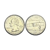 Amerika 2001 Yılı Hatıra North Carolina Quarter Dolar