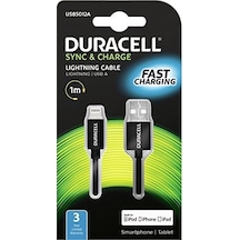 Lightning Usb Kablosu 1 M Apple İphone İçin Lightning 1 Meter Siyah Usb5012a