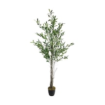 Yapay Zeytin Ağacı 160Cm Tek Gövdeli Çalılı Doğal Gerçek Görünüml