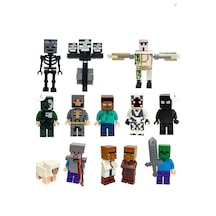 Pepikon Süpriz Hediyeli Minecraft New Amazon 13 Lu Mini Figür Lego Set