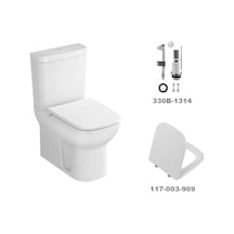 VitrA S20 Kare Klozet Takımı + Soft Kapak + Basmalı İç Takım