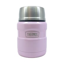 Sk-3002 470ml Stainless King Kaşıklı Yemek Termosu - Pembe