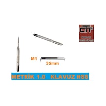 Metrik Klavuz Mini Ondalıklı M1-M1.2-M1.4-M1.6-M1.8-M2-M2.5  M2