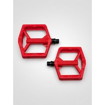 Heugers Drox Mx555 Kompozit Platform Pedal 111x106mm - Kırmızı