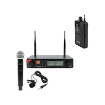 Rose R-702ey Uhf Telsiz El+ Kablolu Yaka Mikrofonu 2li