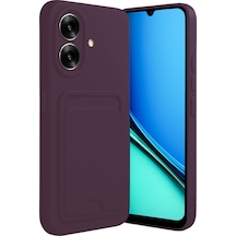 Newface Realme Note 60 Kelvin Kartvizitli Silikon - Derin Mor Derin mor