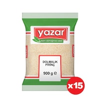 Yazar Dolmalık Kırık Pirinç 15 x 900 G