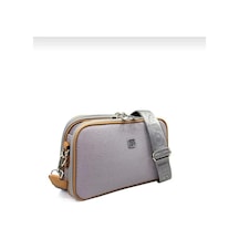 Just Polo Kadın 3d Baskılı Ayarlanabilir Askılı Şık Omuz Çantası Ebat: 16 X 26 Cm Gri
