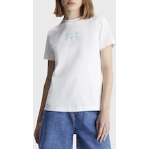 Calvin Klein Kadın T Shirt J20j223222 Yaf Beyaz