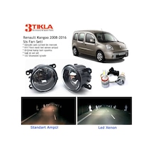 Renault Kangoo 2008-2019 Beyaz Led Xenon Sis Farı Seti