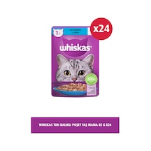 Whiskas Pouch Ton Balıklı Yetişkin Kedi Mama 24 x 85 G