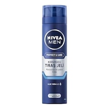Men Erkek Nemlendirici Tıraş Jeli Protect&care 200 Ml, Kuru Ciltler İçin, Pürüzsüz Tıraş