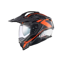 Nexx X.wed 3 Gobi Kapalı Kask Siyah - Turuncu