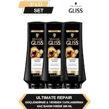 Gliss Ultimate Repair Saç Kremi 3 x 360 ML Gliss Ultimate Repair Saç Kremi 3 x 360 ML