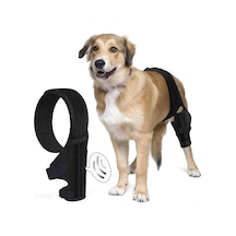 Vkemall Köpek Diz Ve Eklem Destekli Protektör - Acl Hasarı, Patella Çıkığı İçin Rehabilitasyon Bandı - Siyah M