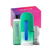 Avon Full Speed Electric Erkek Parfüm EDT 75 ML + Full Speed Electric 2’si 1 Arada Saç ve Vücut Şampuanı 250 ML