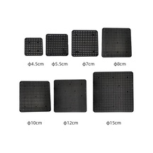8cm 10pc-5/10pcs Saksı Delik Örgü Pedi Kare Bonsai Saksısı Alt Izgara Mat Saksı Filtre Ekranı Drenaj Netleştirme Bahçe Malzemeleri