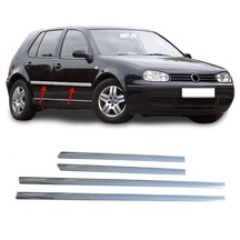 Vw Golf 4 Hb 1998-2004 Arası Krom Yan Kapı Çıta 4 Prç P.çelik