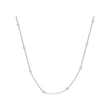 Toplu Gümüş Kolye Zincir 45Cm Rodyum Kaplama Wsn228B (399912089)